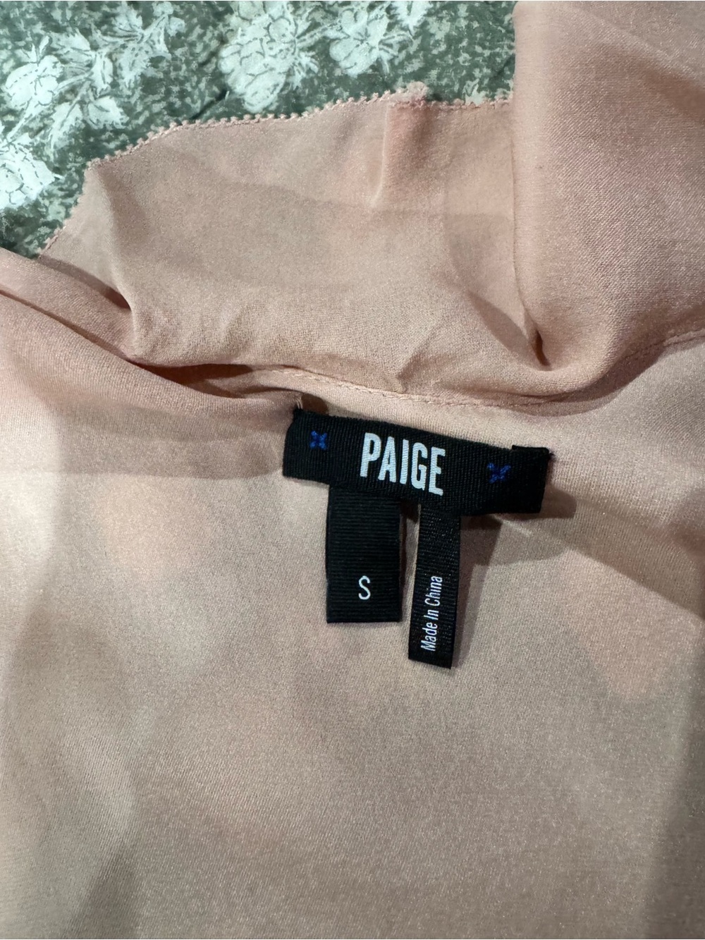 rag & bone Dusty Rose Cold-Shoulder Ruffle Blouse - Picture 9 of 9